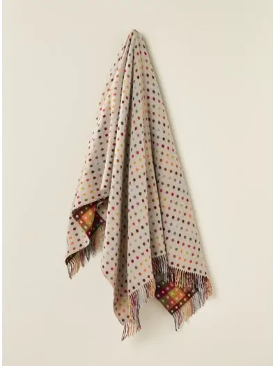 Contemporary Windowpane - 100% Pure Merino Throw