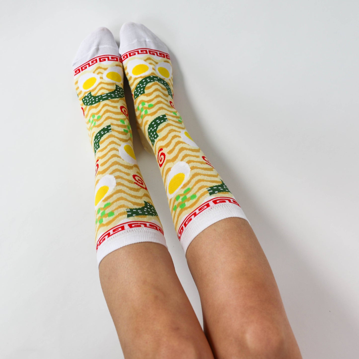 Ramen - Small Crew Socks - Noodles Foodie Gift