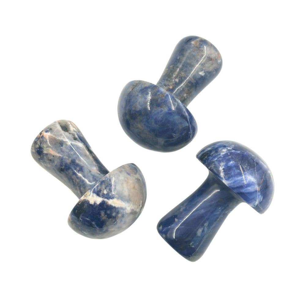 Sodalite - Large Mushroom