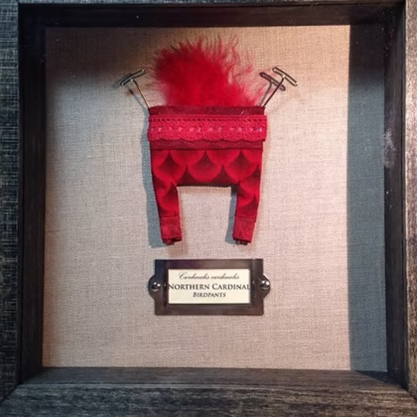 Northern Cardinal Birdpants by Pillbug Designs