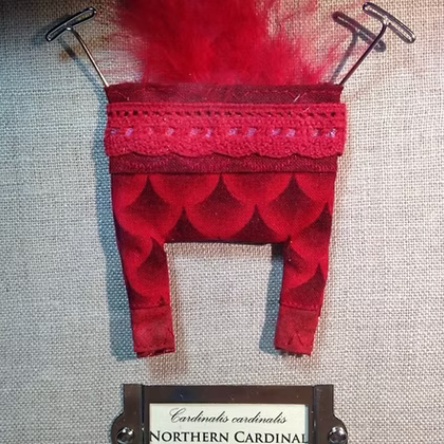 Northern Cardinal Birdpants by Pillbug Designs