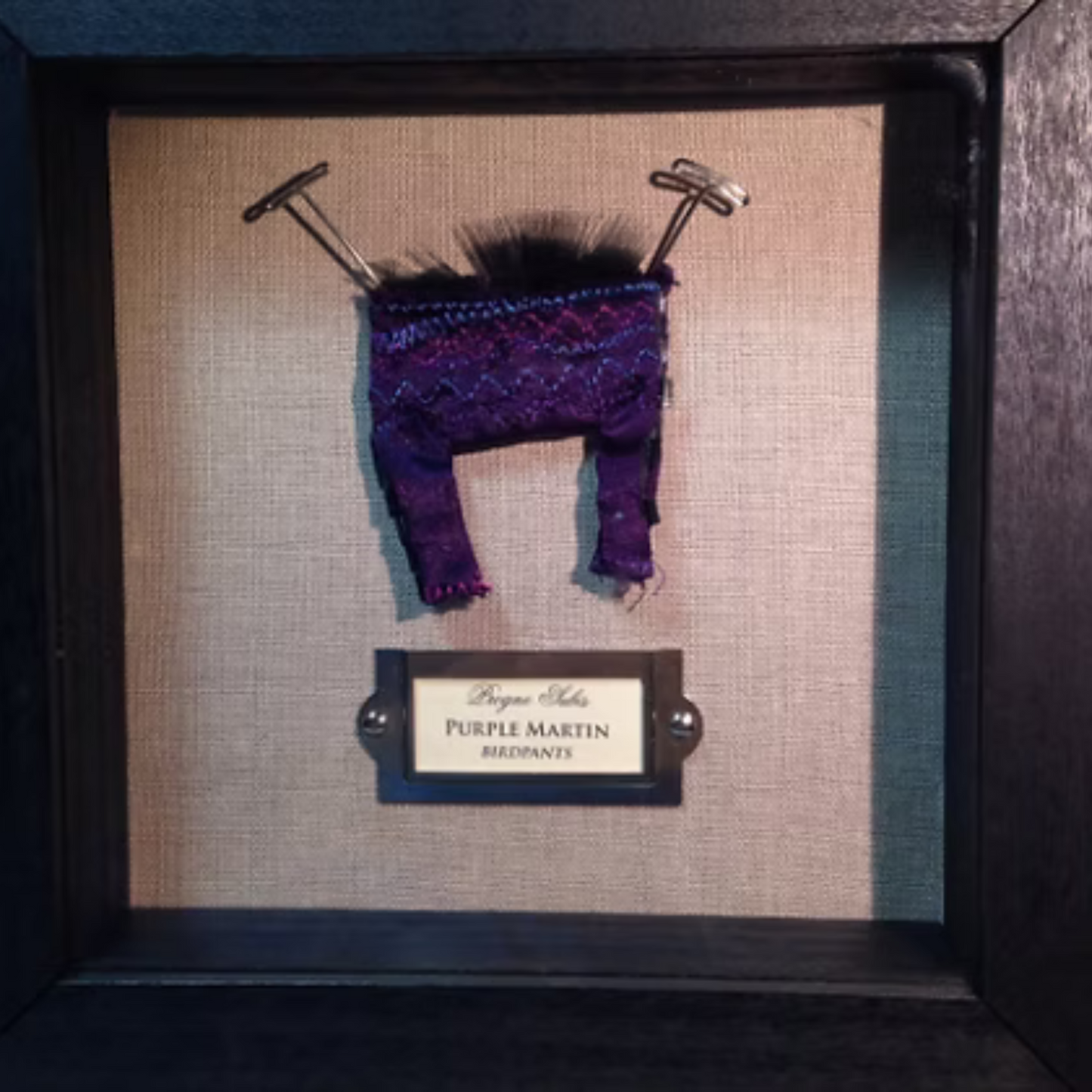 Purple Martin Birdpants by Pillbug Designs