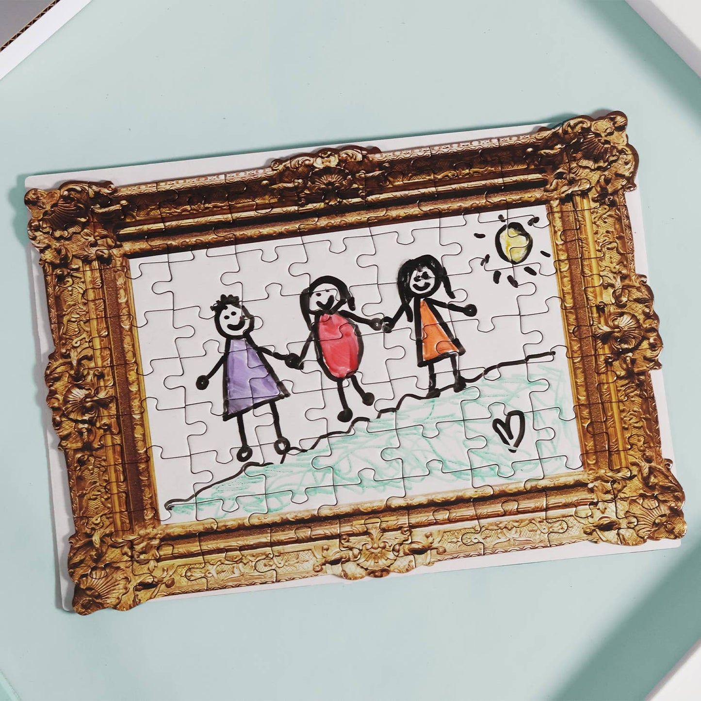 Framed Drawing Jigsaw Puzzle | Personalized Gift