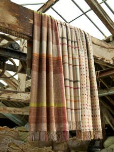 Contemporary Windowpane - 100% Pure Merino Throw