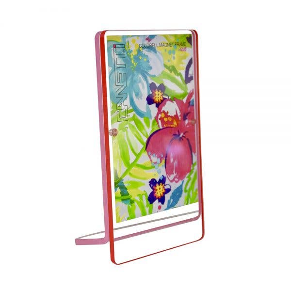 Colorful Magnet Frame 5"x7": in Red/Pink