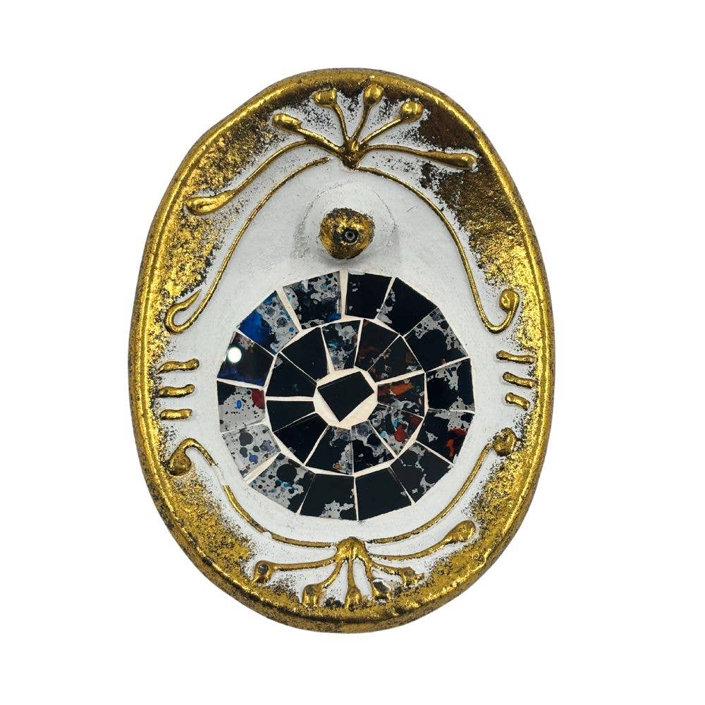Incense Stick Burner - Mosaic Oval