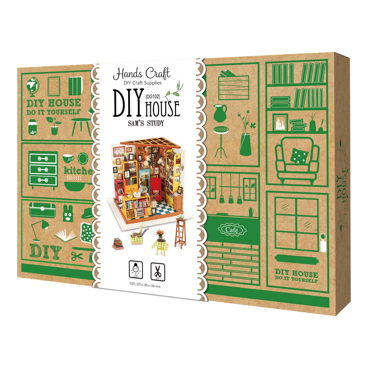 Sam's Study- DIY Miniature House Kit