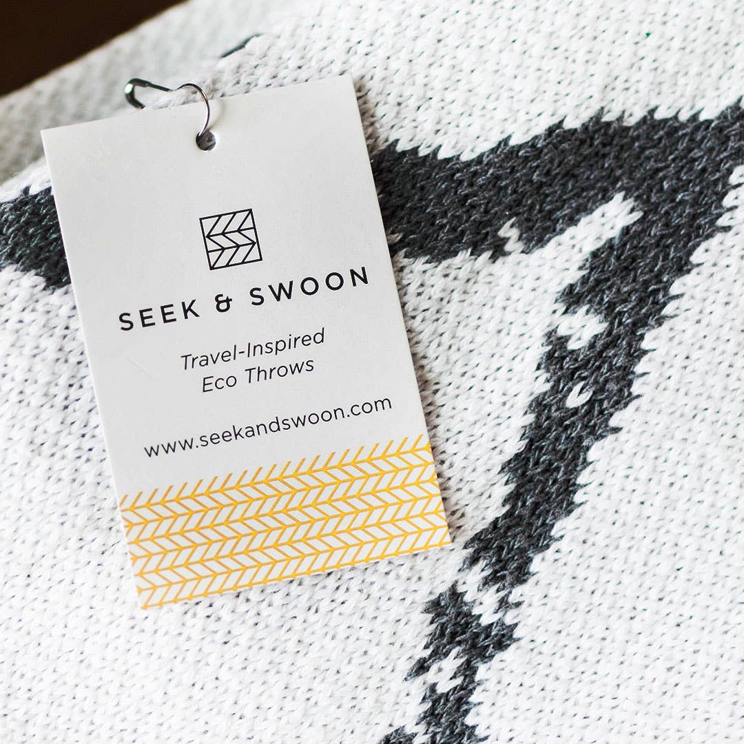 Zion Geometric Throw Blanket - Southwest