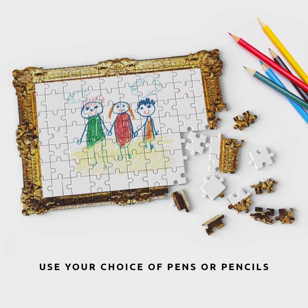 Framed Drawing Jigsaw Puzzle | Personalized Gift