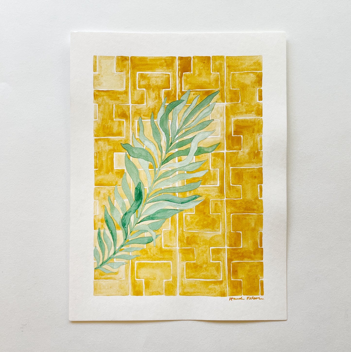 Original Watercolor Print by Hannah Nelson
