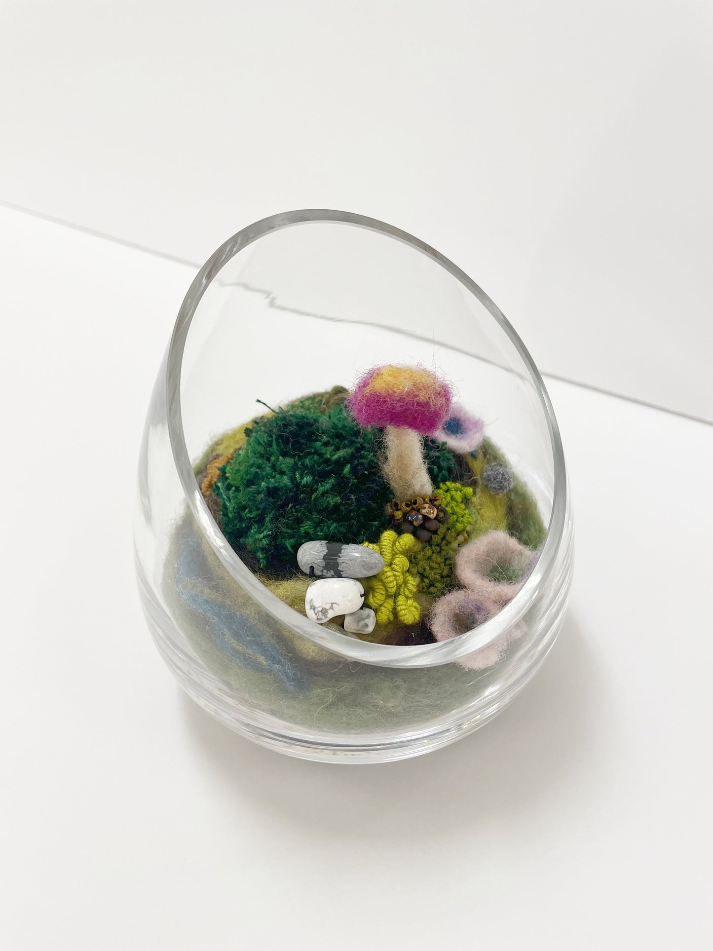 Heavy Glass Terrarium by Pillbug Designs
