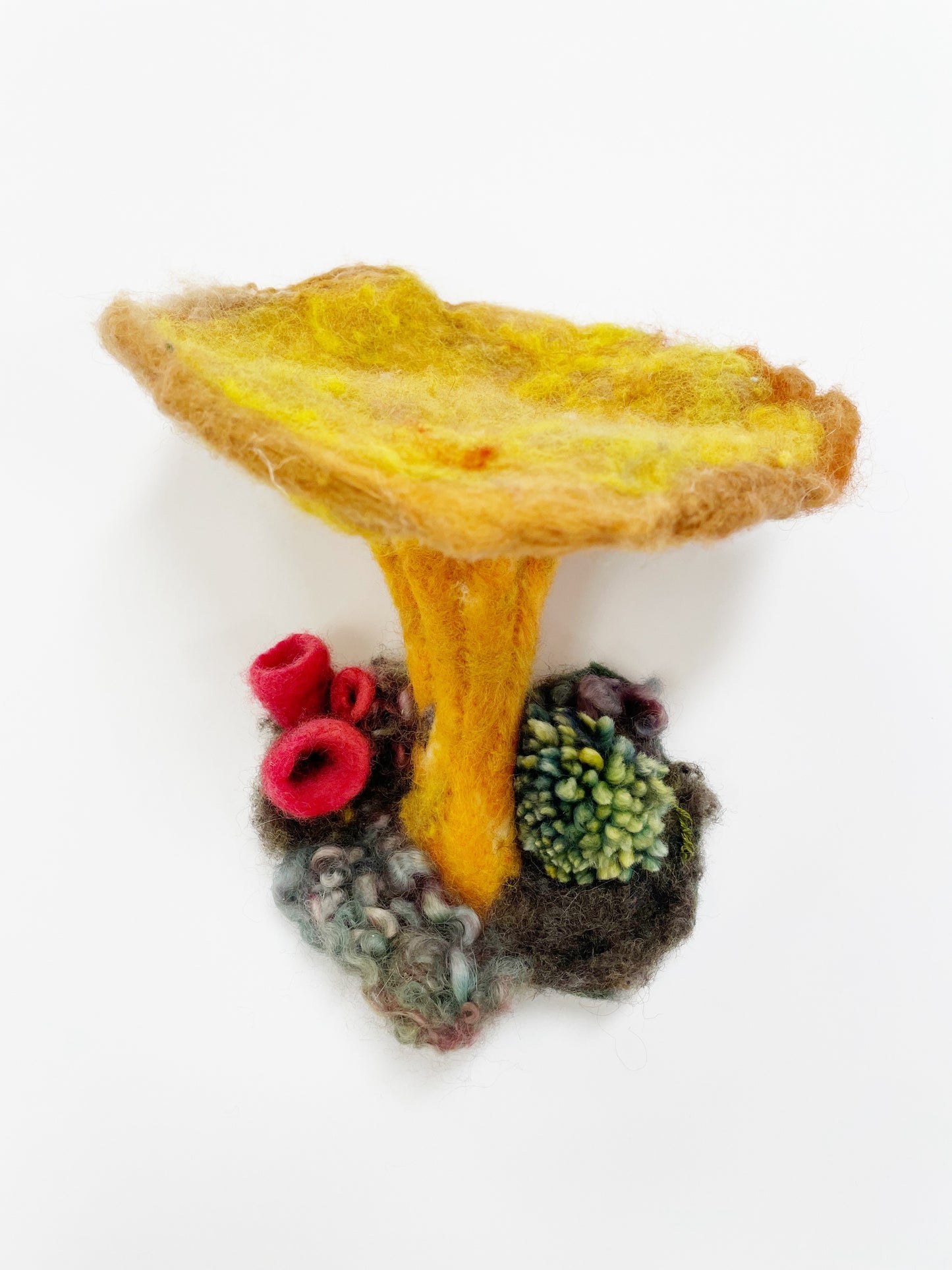 "Jack O' Lantern" Wall Mushroom by Pillbug Designs
