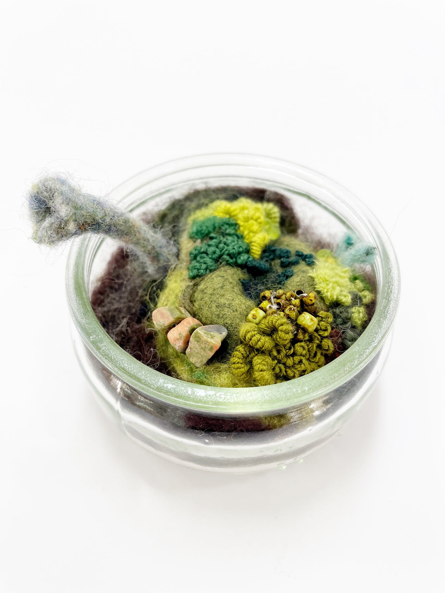 Mushroom Mini Terrarium by Pillbug Designs