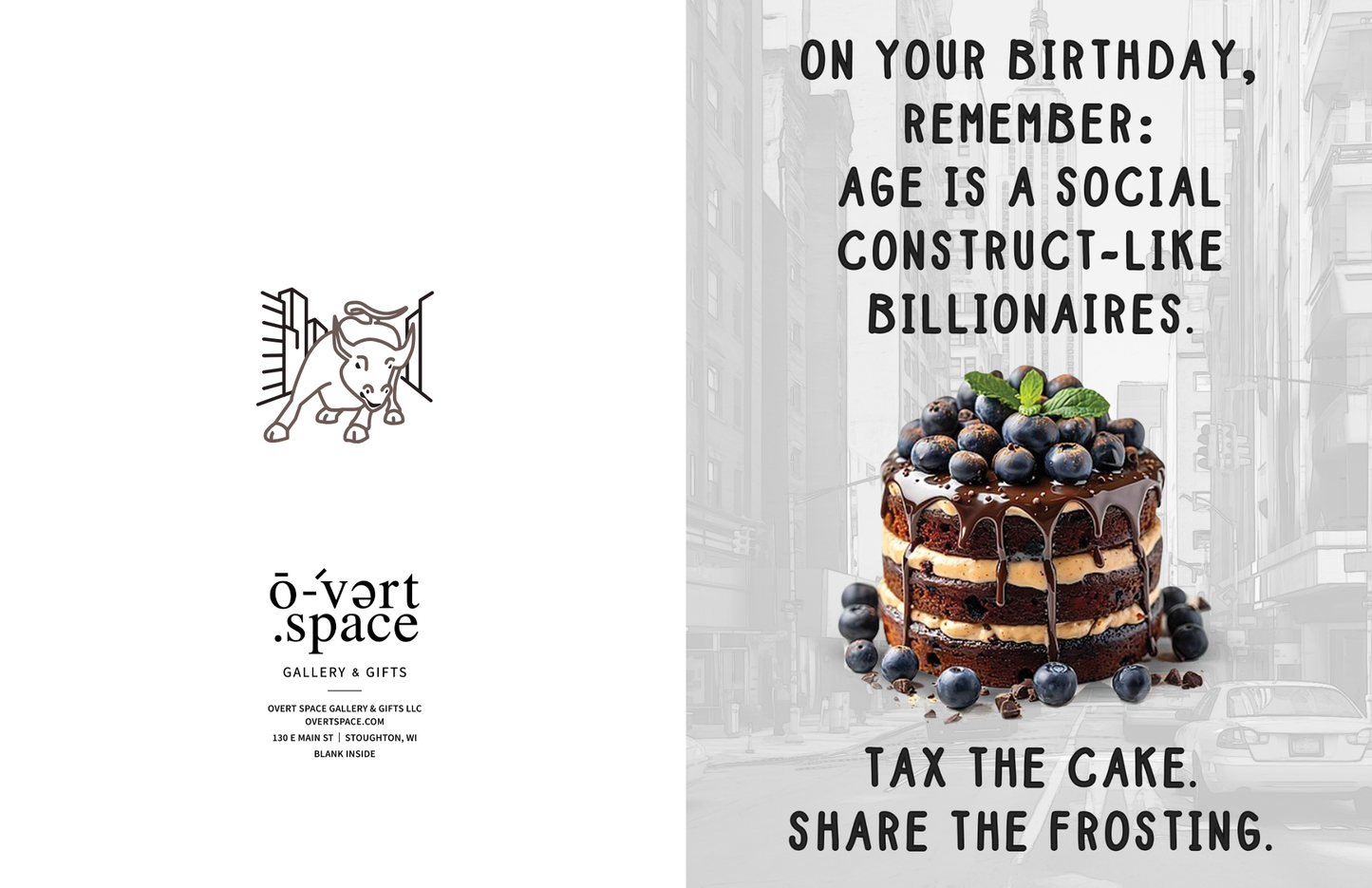 Age is a Social Construct Birthday Greeting Card