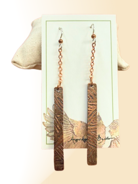 Basket Weave Dangle earrings by A.H. Szabo Designs