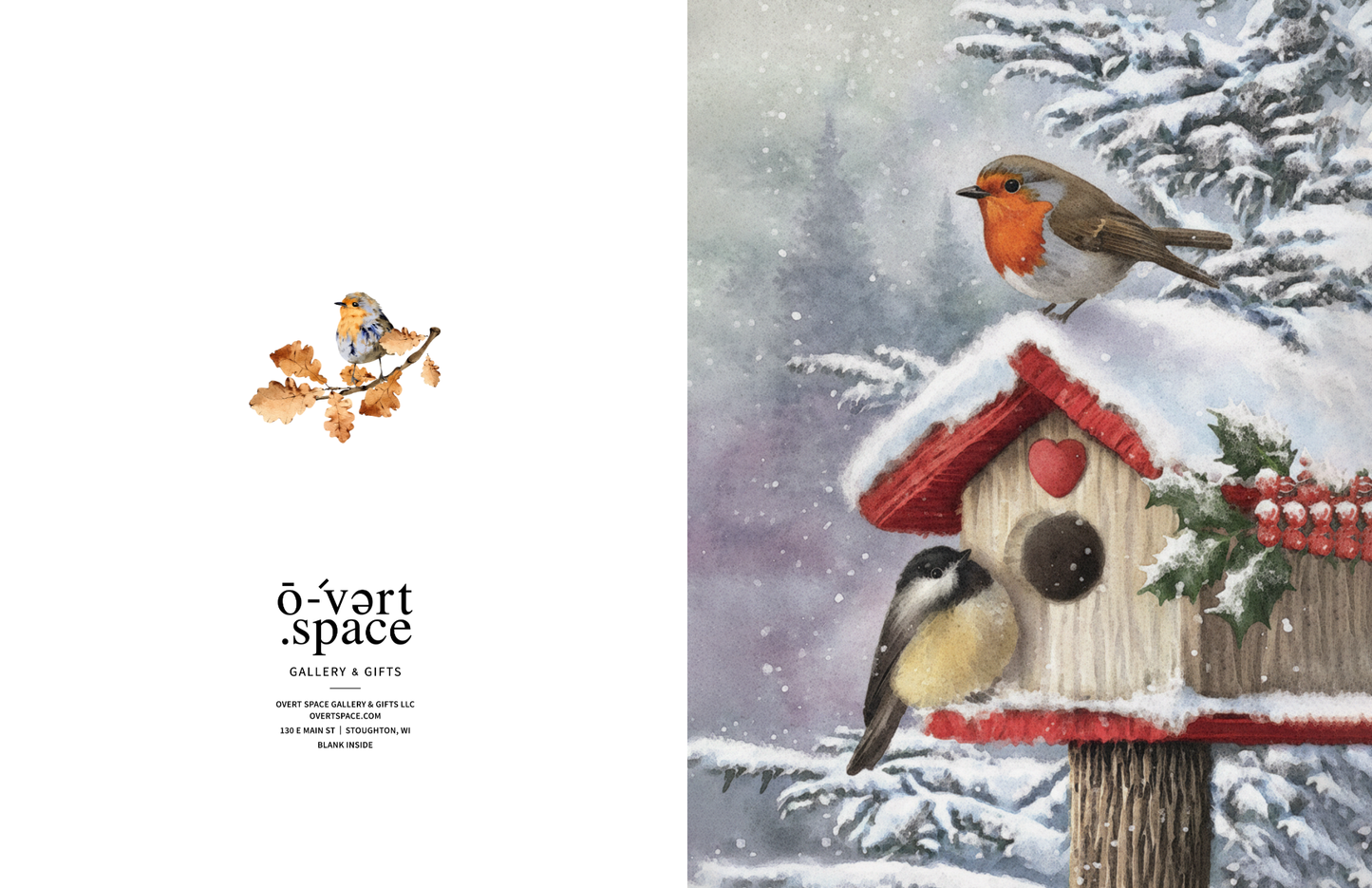 Bird Christmas Greeting Card