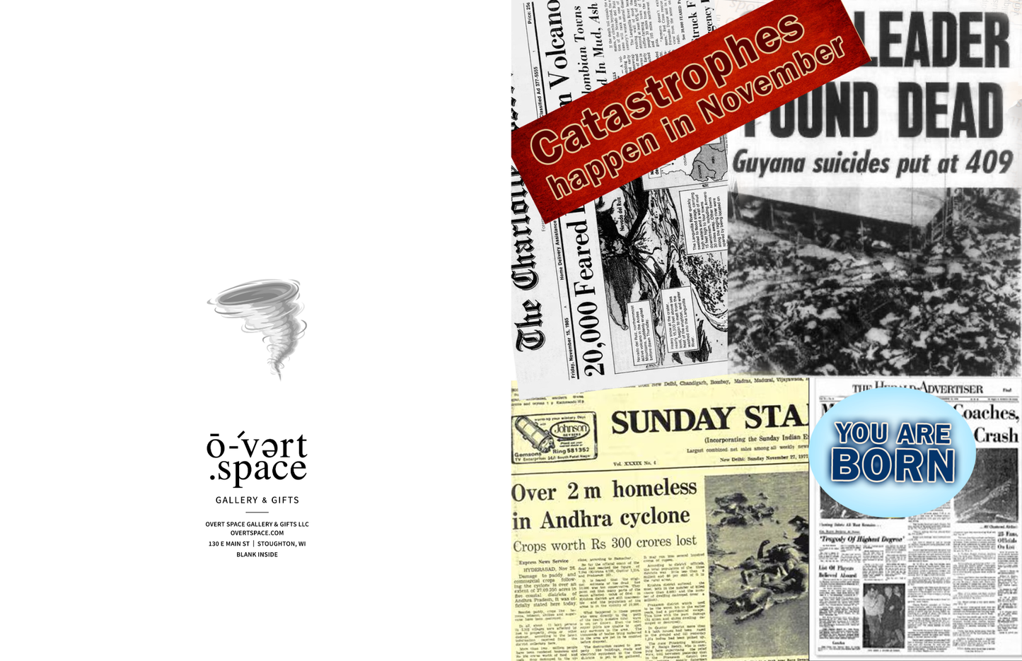 Catastrophes happen in November