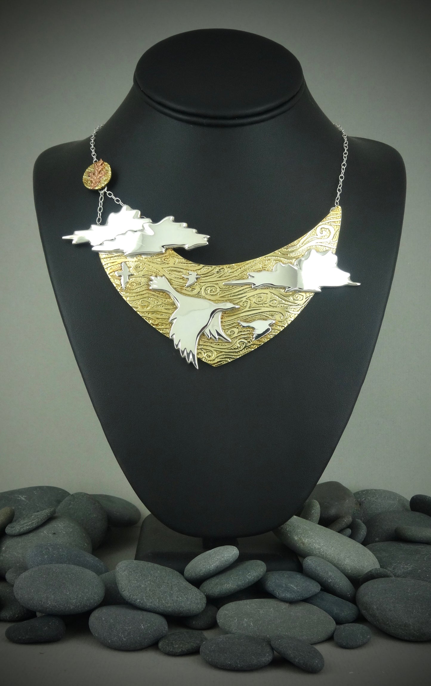 Mesic Prairie Skies Necklace by A.H. Szabo Designs