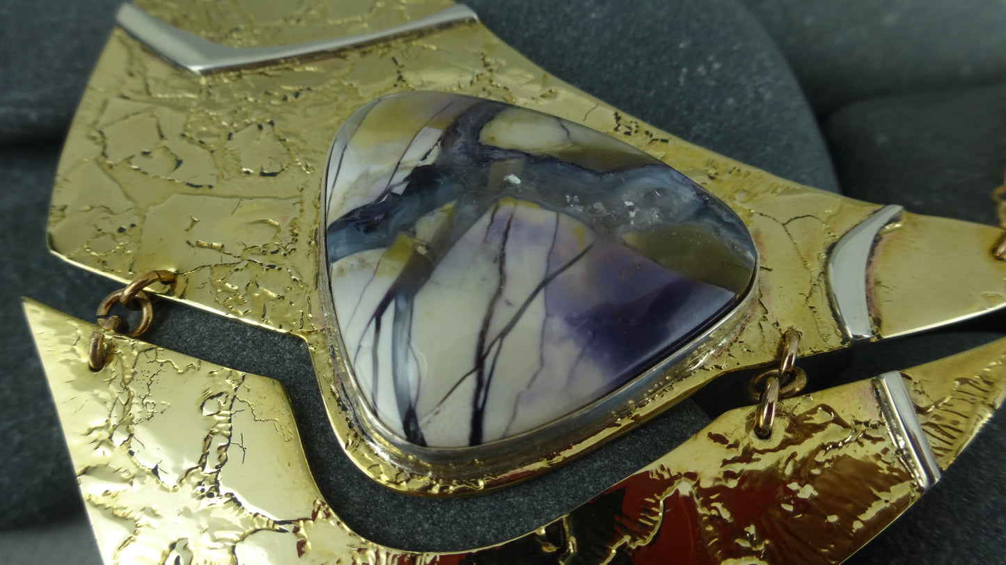 Bertrandite Matrix Necklace by A.H. Szabo Designs