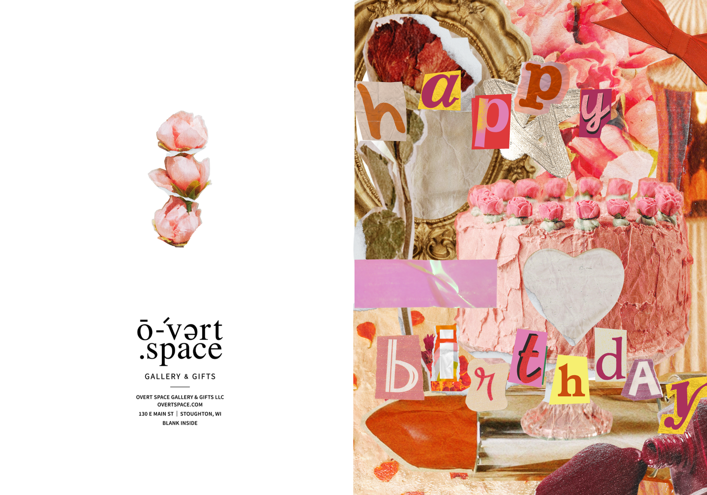 Happy Birthday Collage Greeting Card