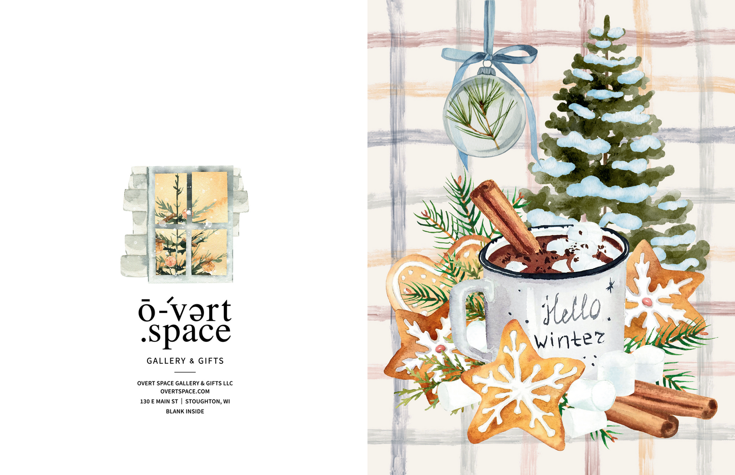 Hello Winter Greeting Card