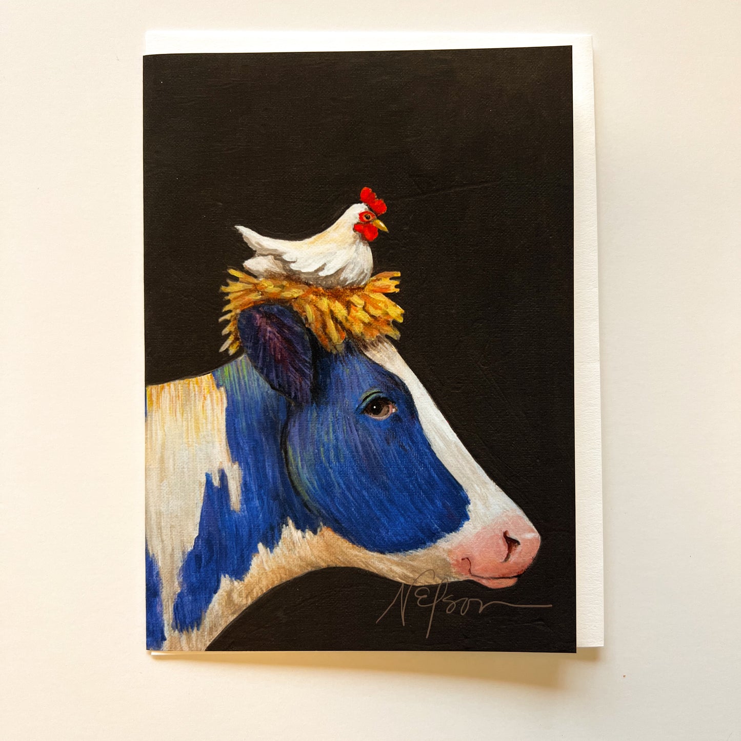 Hattie McChicken Art Card