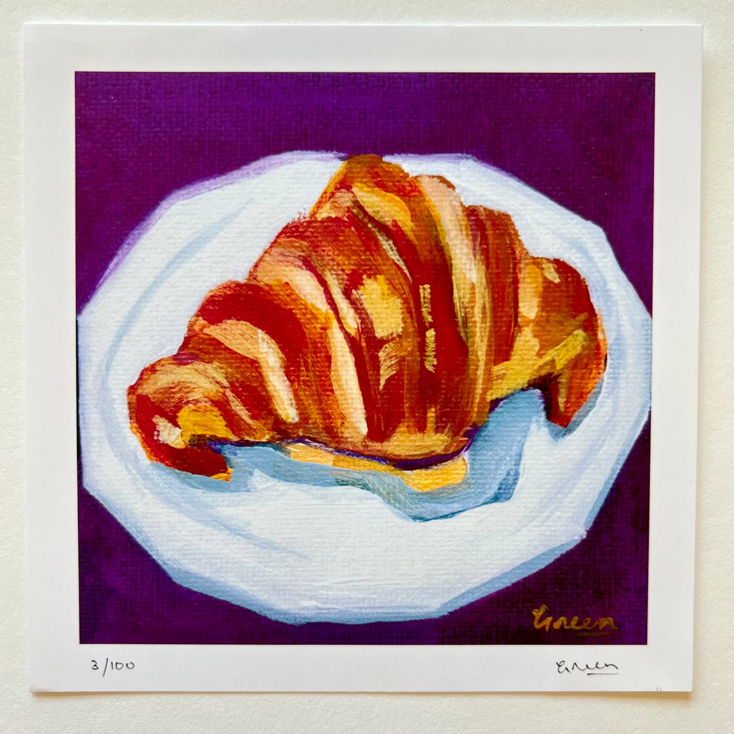 Mini Croissant Mini Print