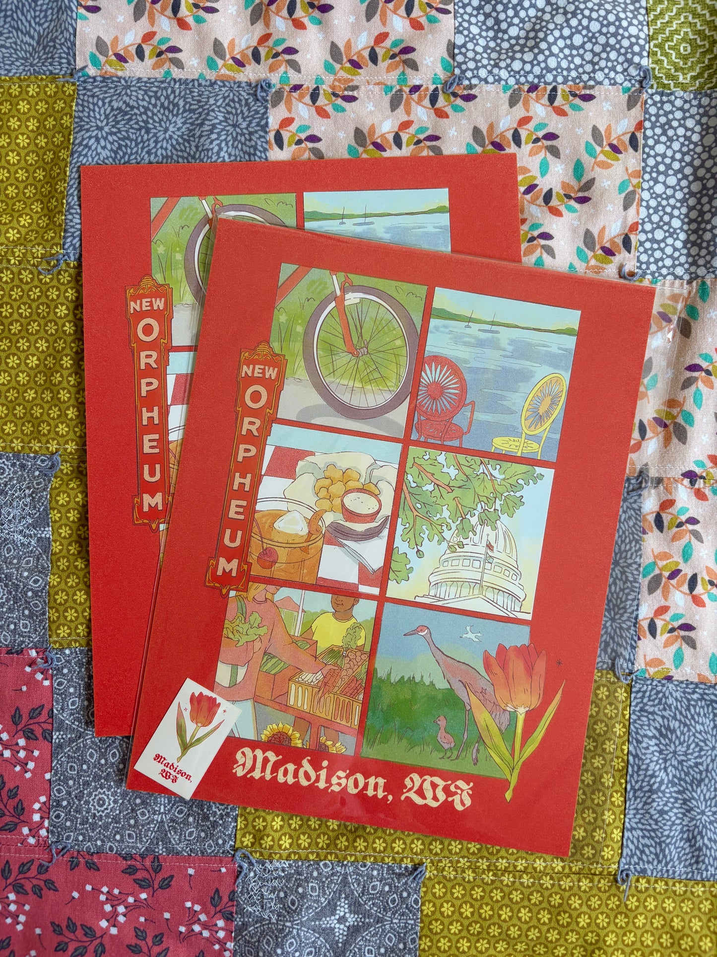 Madison, WI Art Print by Elena Delzer