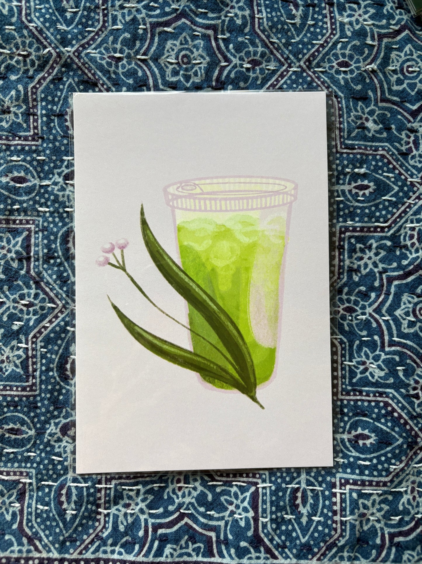 Matcha Art Print by Elena Delzer