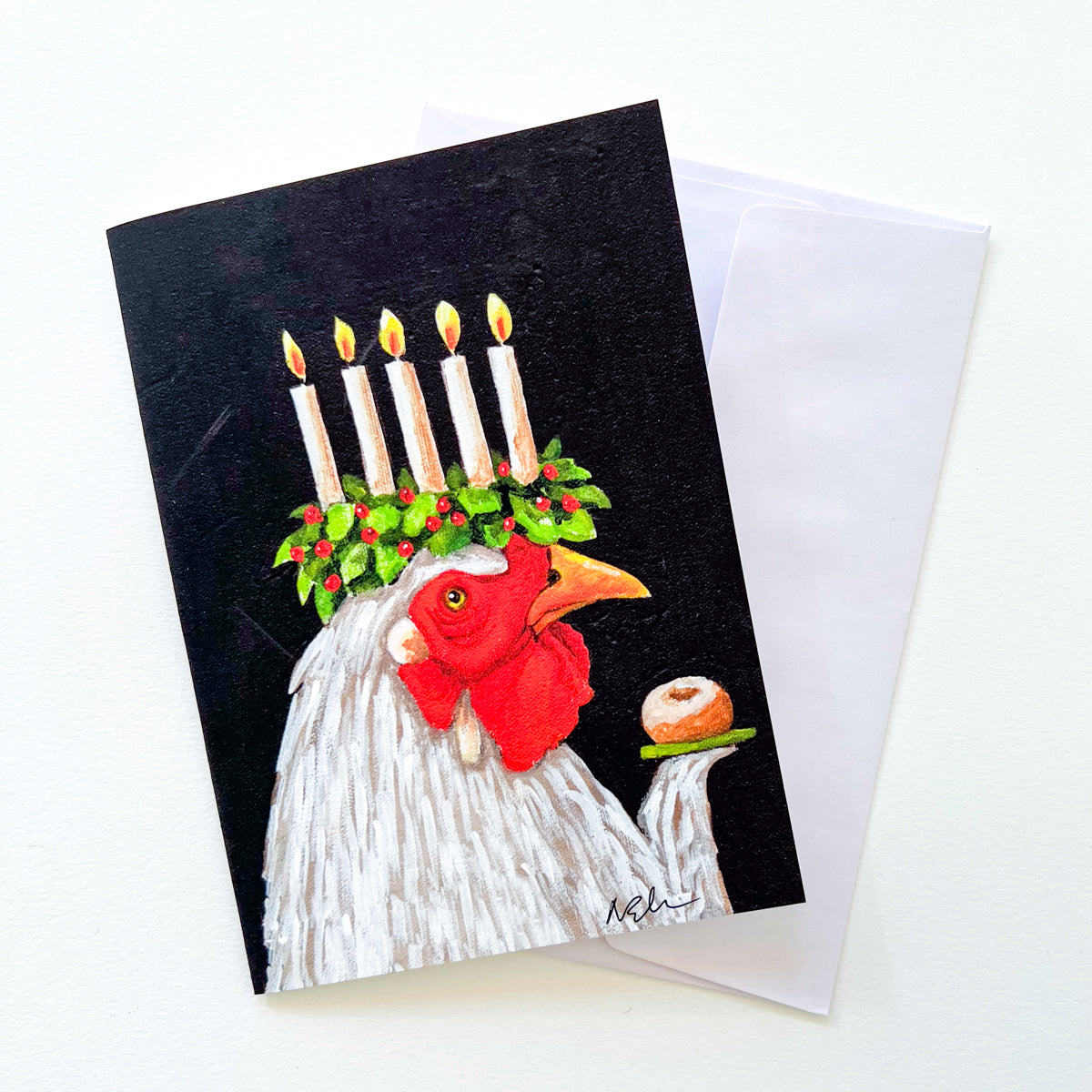 Lucia Chickensen Card