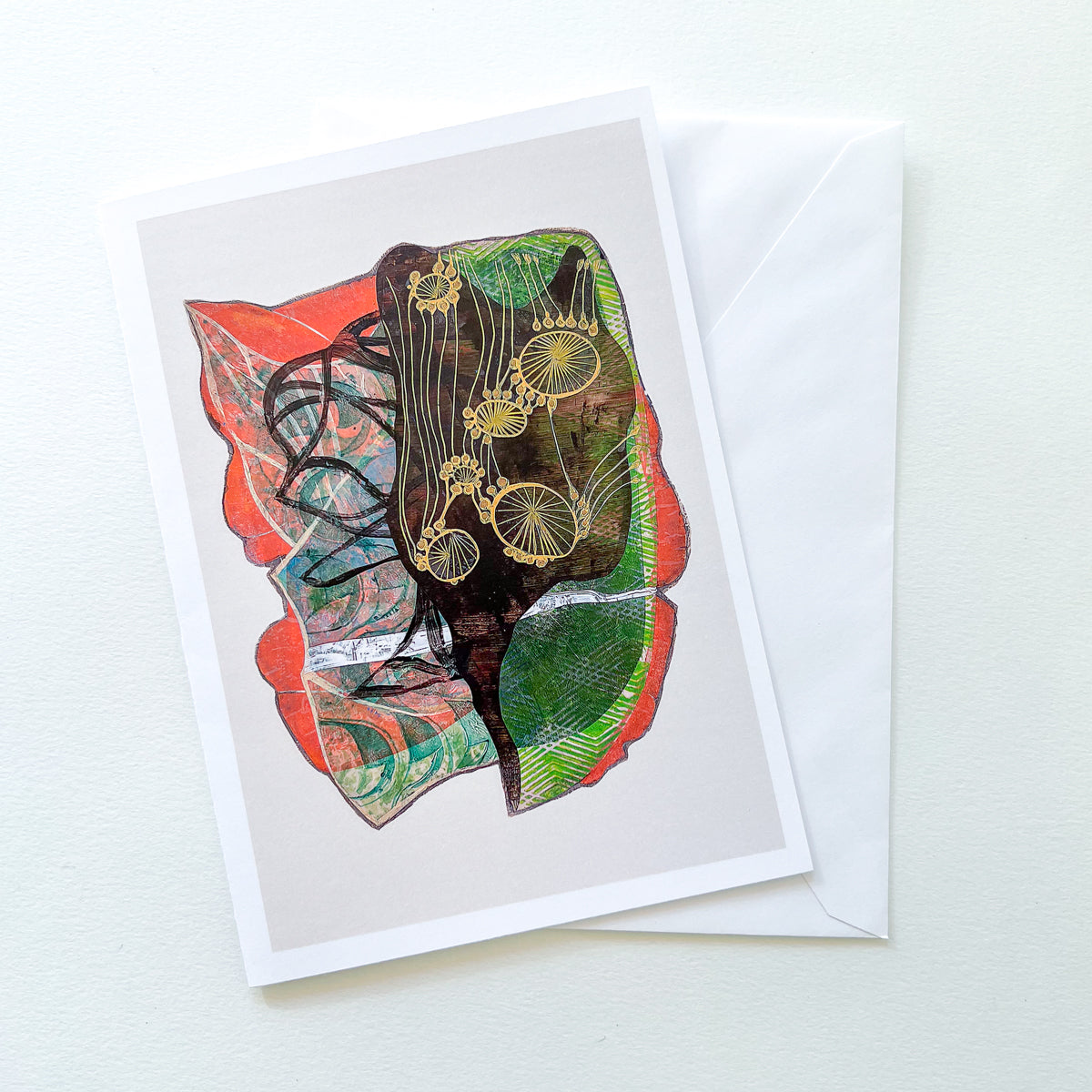 In Between Two Worlds - Greeting Card by Nastia Craig