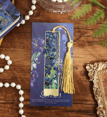 Irises Metal Bookmark