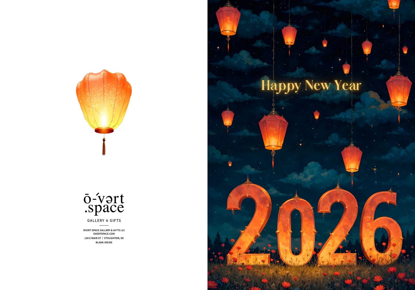 Lantern New Year 2026 (5x7) Greeting Card