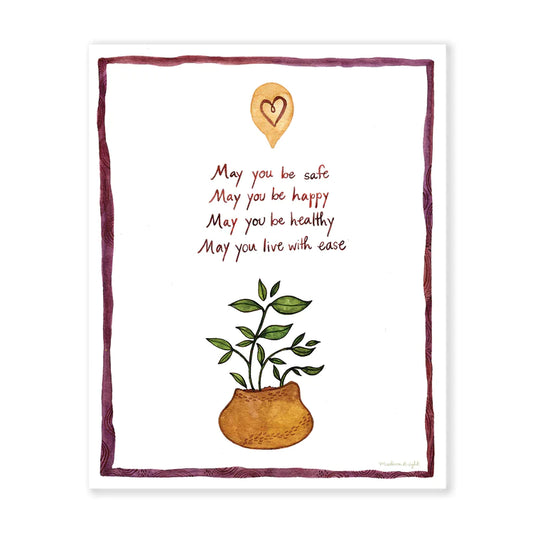 Lovingkindness Houseplant Art Print