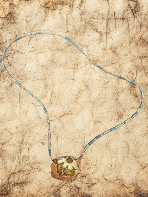 Prairie Sunflower Necklace by A.H. Szabo Designs