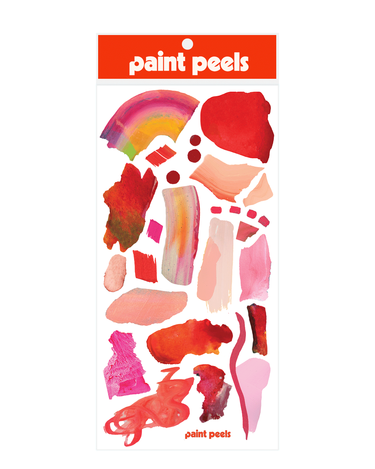 Vibrant Reds Paint Peels