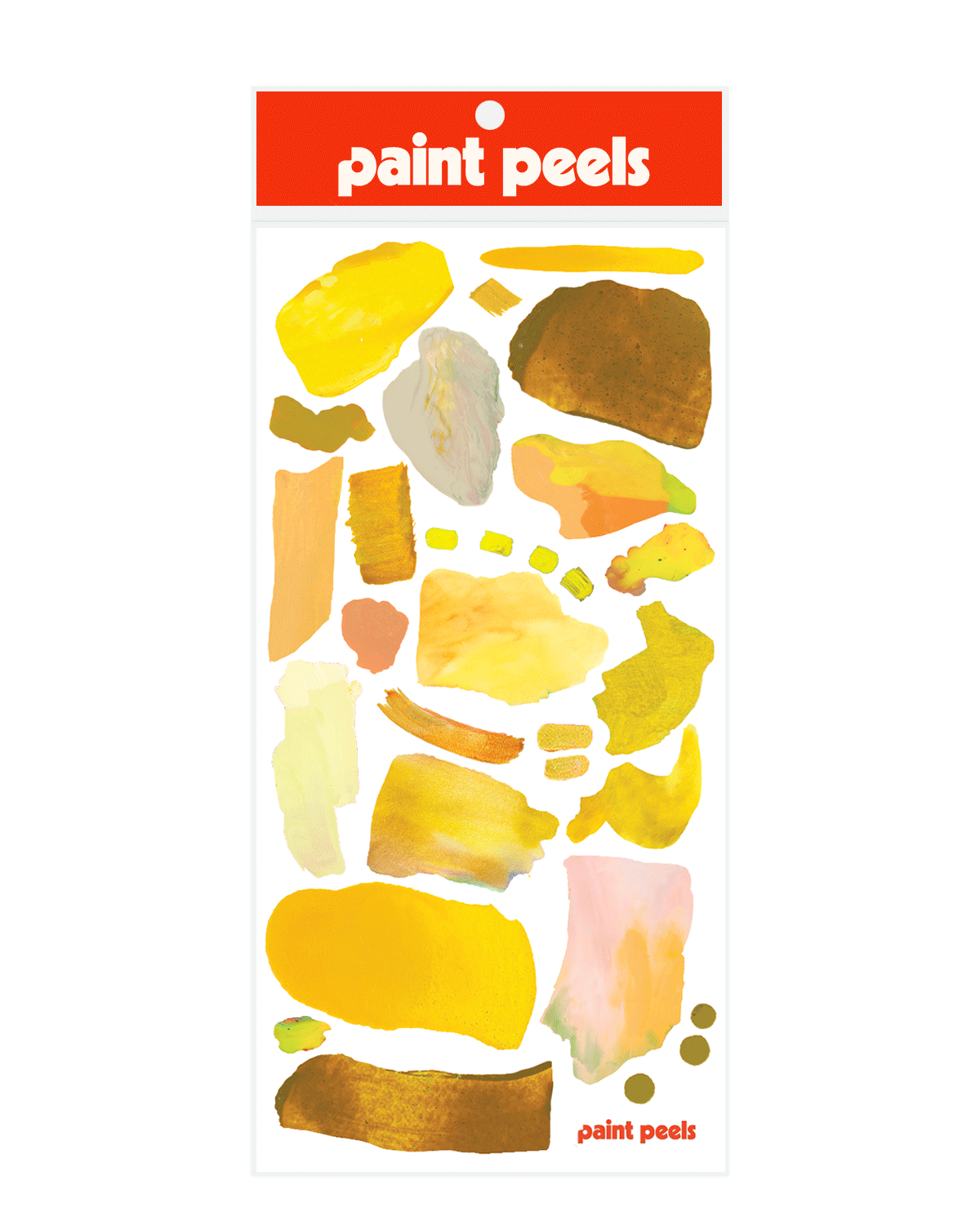 Vibrant Yellows Paint Peels
