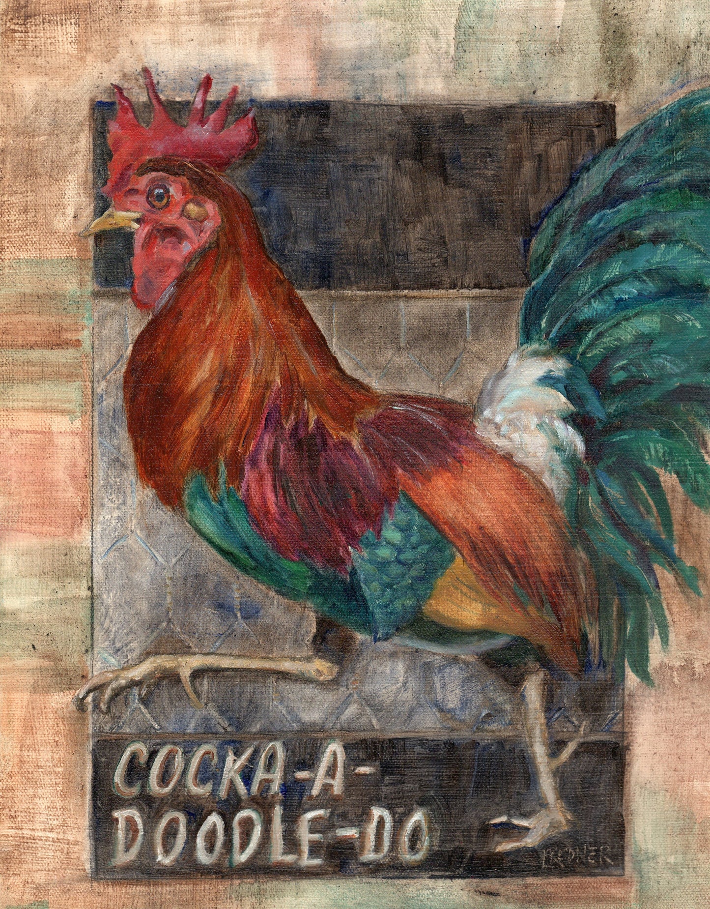 Cock-a-Doodle-Do by Lynette Redner