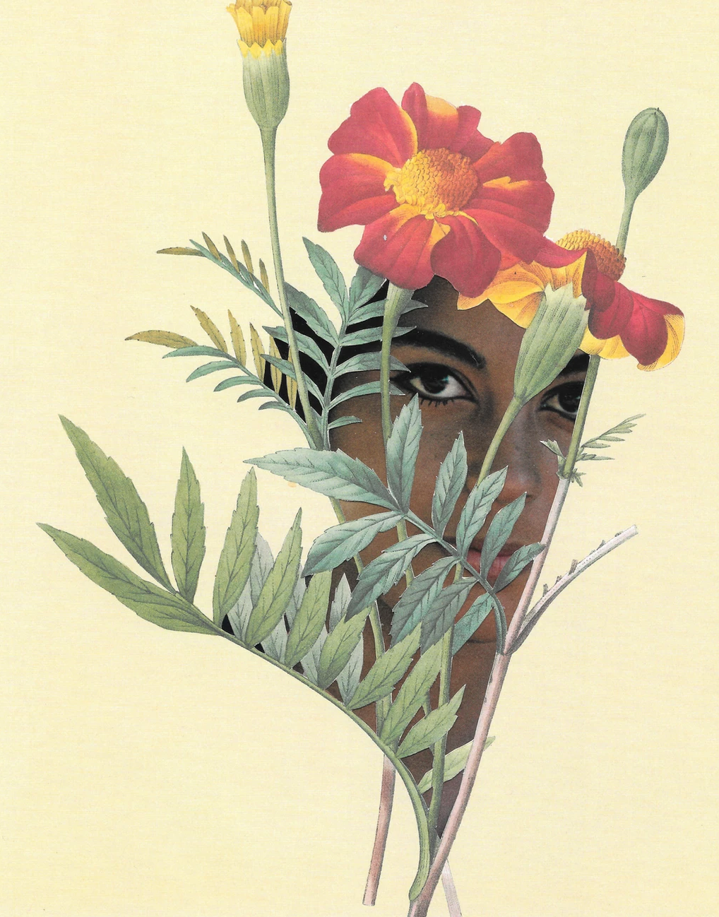 Vintage Floral Femmes Art Prints