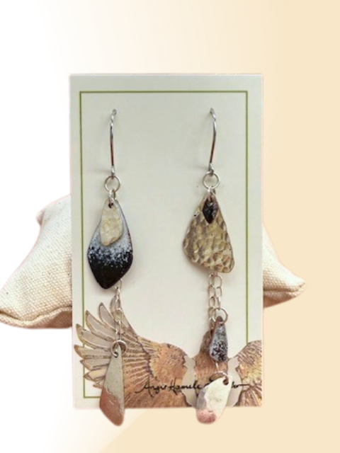 Silver & Greys earrings by A.H. Szabo Designs
