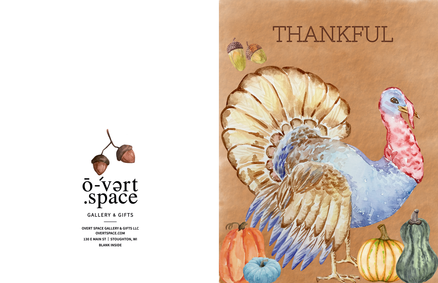 Thankful Turkey Greeting Card