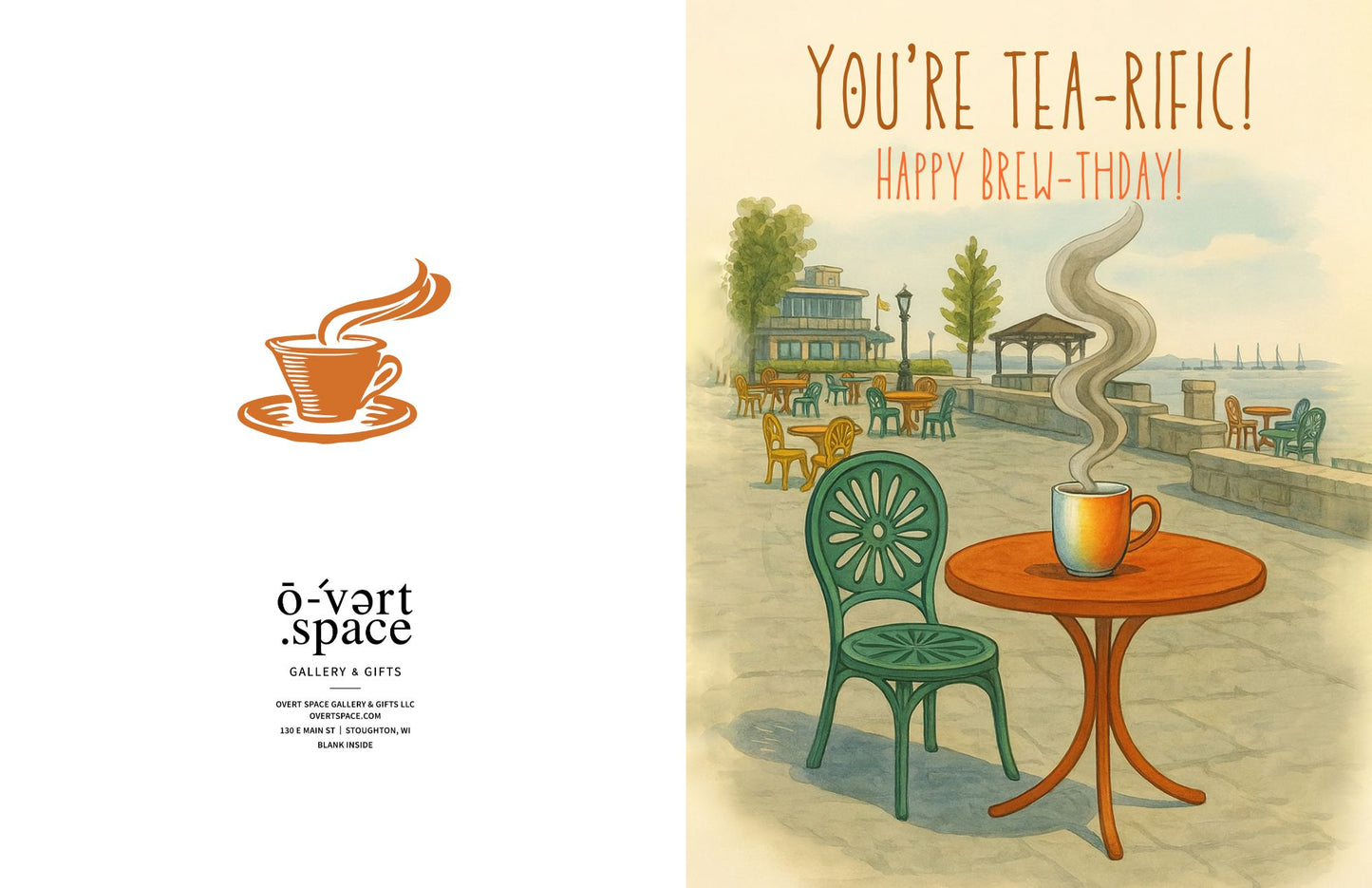 Youre Tearific Happy Brewthday Greeting Card