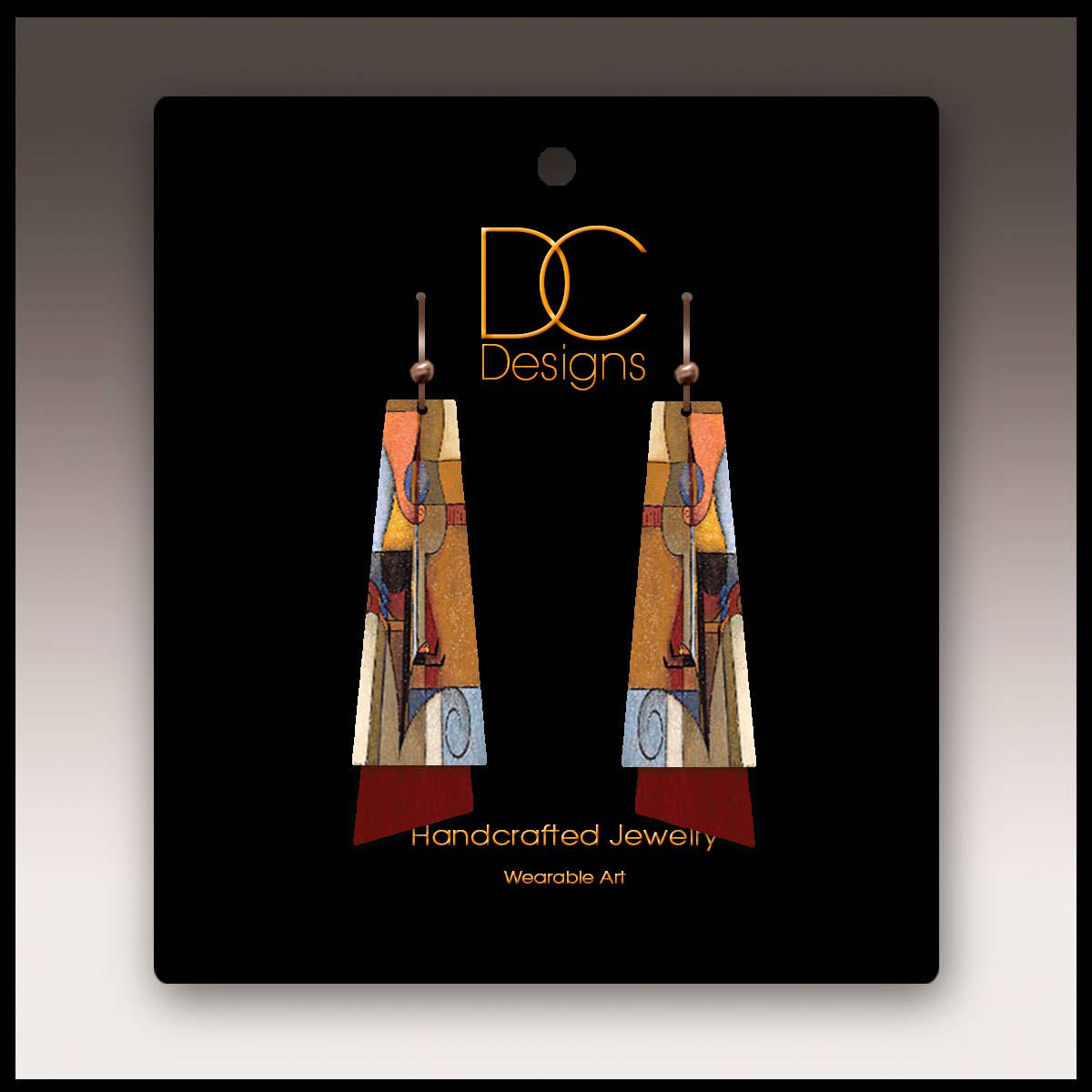 Guitar Fine Art Flutter Multilayer Earrings