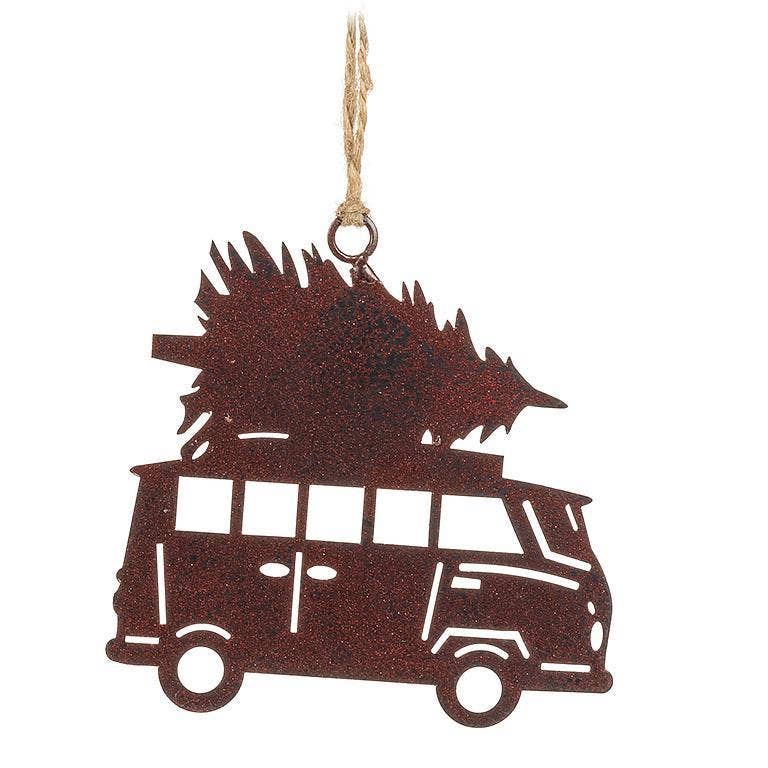 Bus w/Tree Ornament