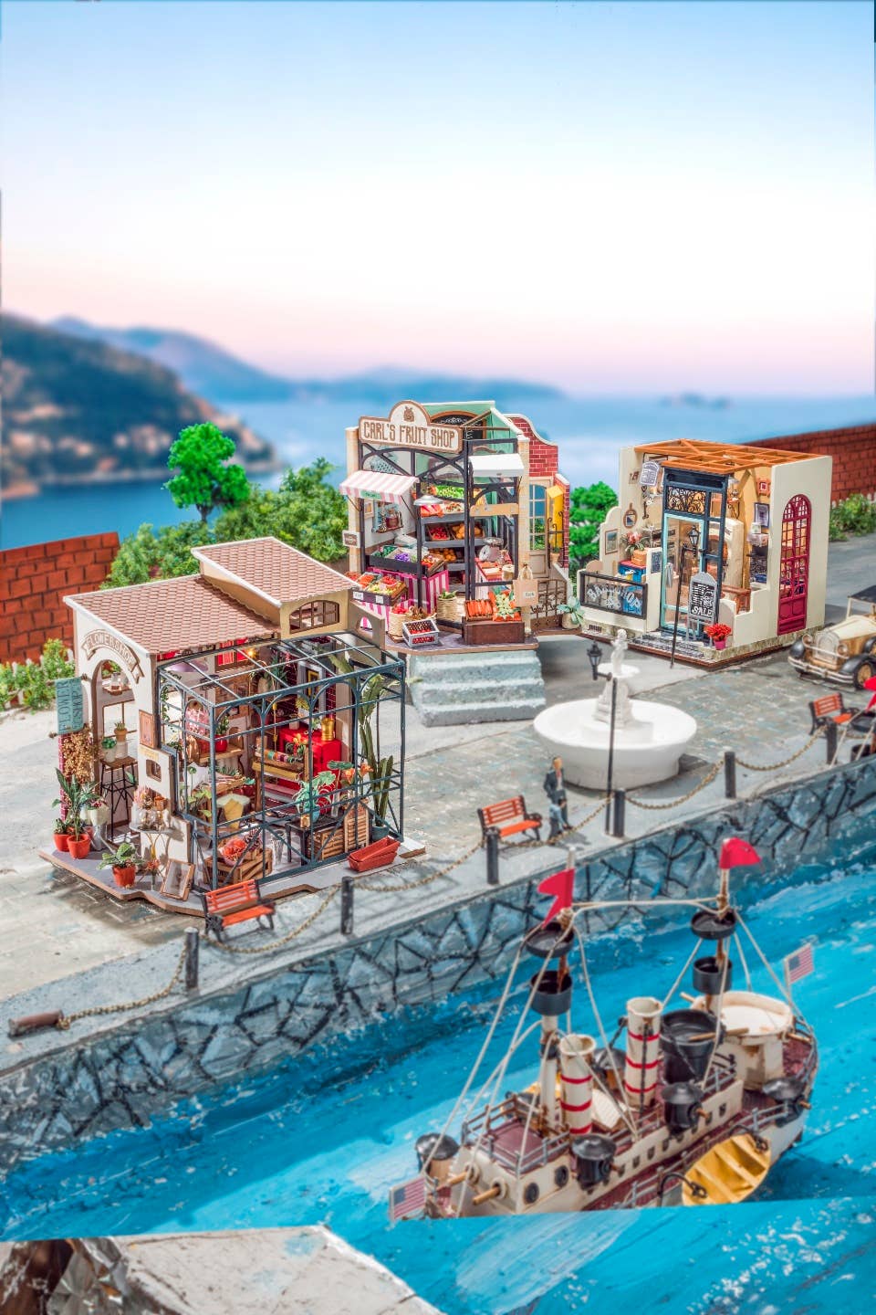 Flower Shop- DIY Miniature House Kit