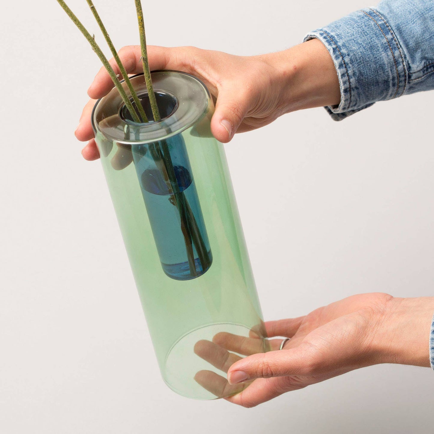Reversible Glass Vase - Large