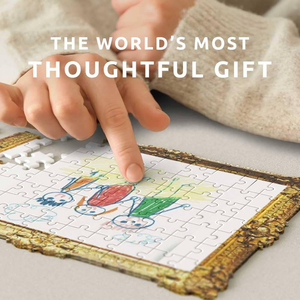 Framed Drawing Jigsaw Puzzle | Personalized Gift