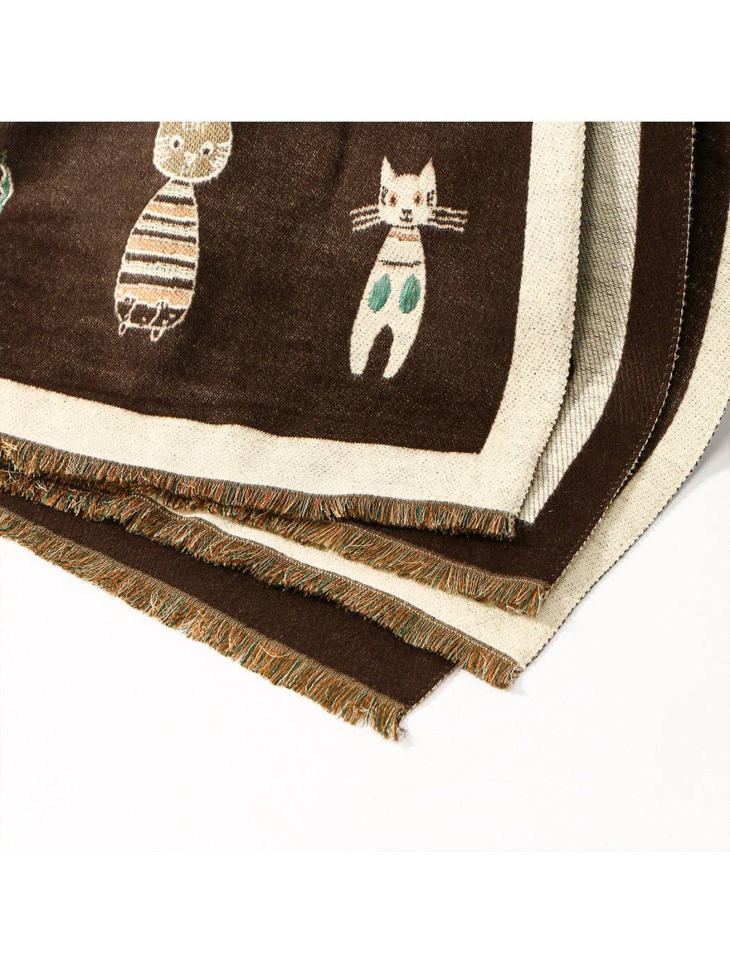 Scarvii - Fashionable Cat Print Winter Scarf