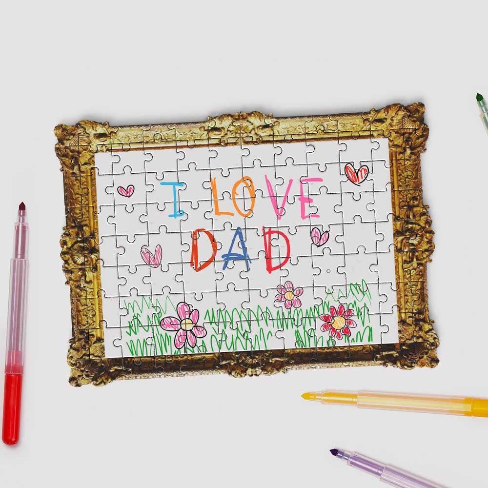 Framed Drawing Jigsaw Puzzle | Personalized Gift