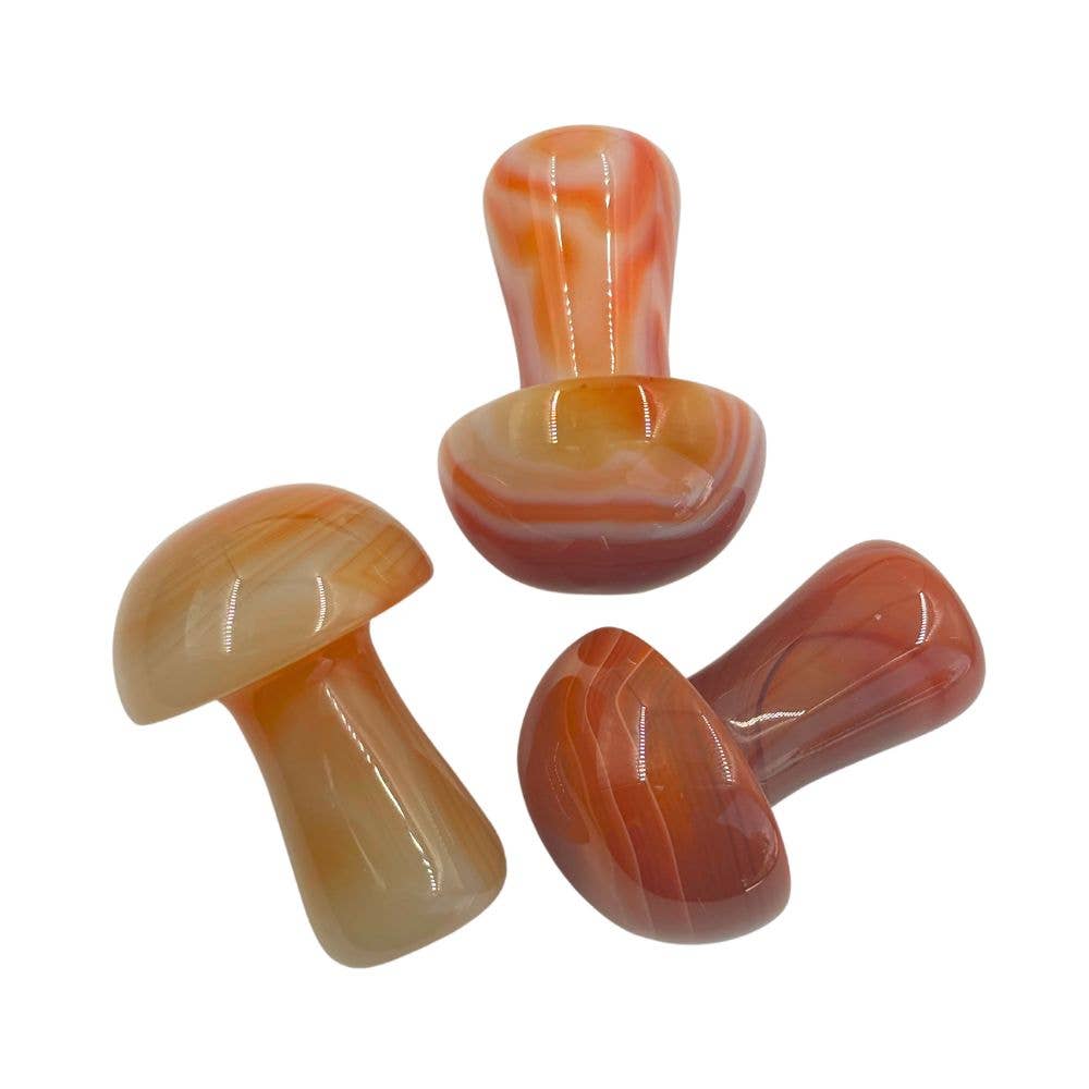 Carnelian - Large Mushroom
